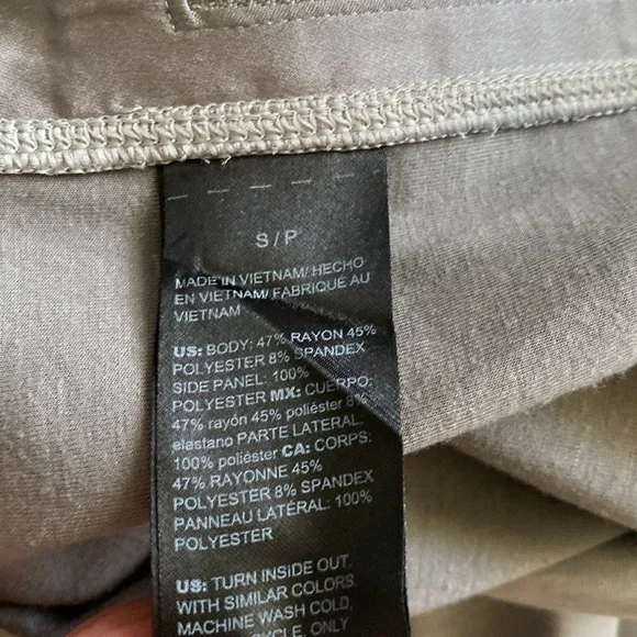 WHBM SOFT satin turtleneck tunic top small - Picture 9 of 10